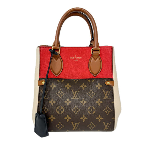 Louis Vuitton Fold  Tote Monogram and Leather PM