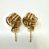14K Gold Knot Earrings