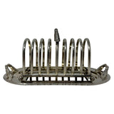 Vintage Toast Rack with Foie Grois Serving Tray