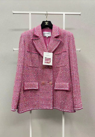 Chanel 19S Pink Tweed Jacket