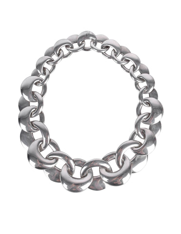 Pomellato Vintage Chunky Sterling Silver Chain Necklace