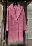 Chanel 22P Pink tweed coat