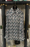 Chanel 23A print silk shirt