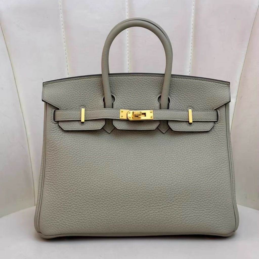 Hermès Birkin 25 Vert Sauge Togo Leather Gold Hardware