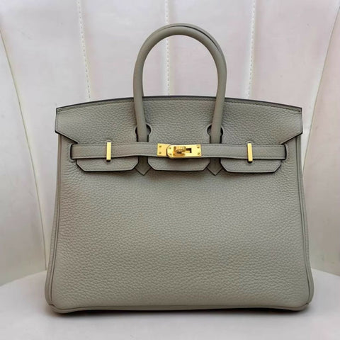 Hermès Birkin 25 Vert Sauge Togo Leather Gold Hardware