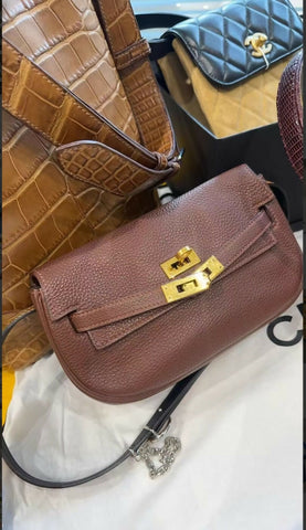 Hermès vintage brown waist bag